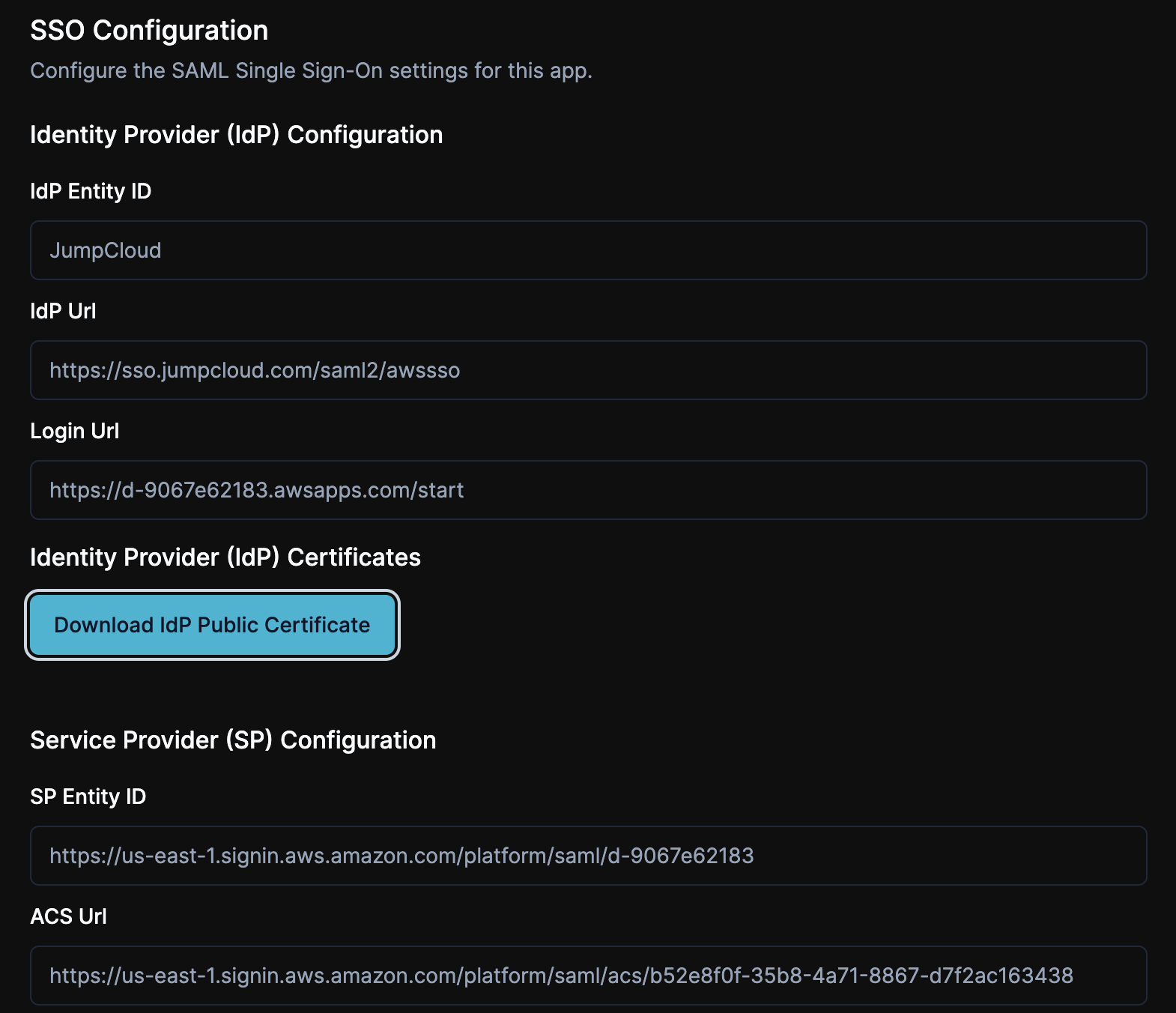 ShiftControl Config Example