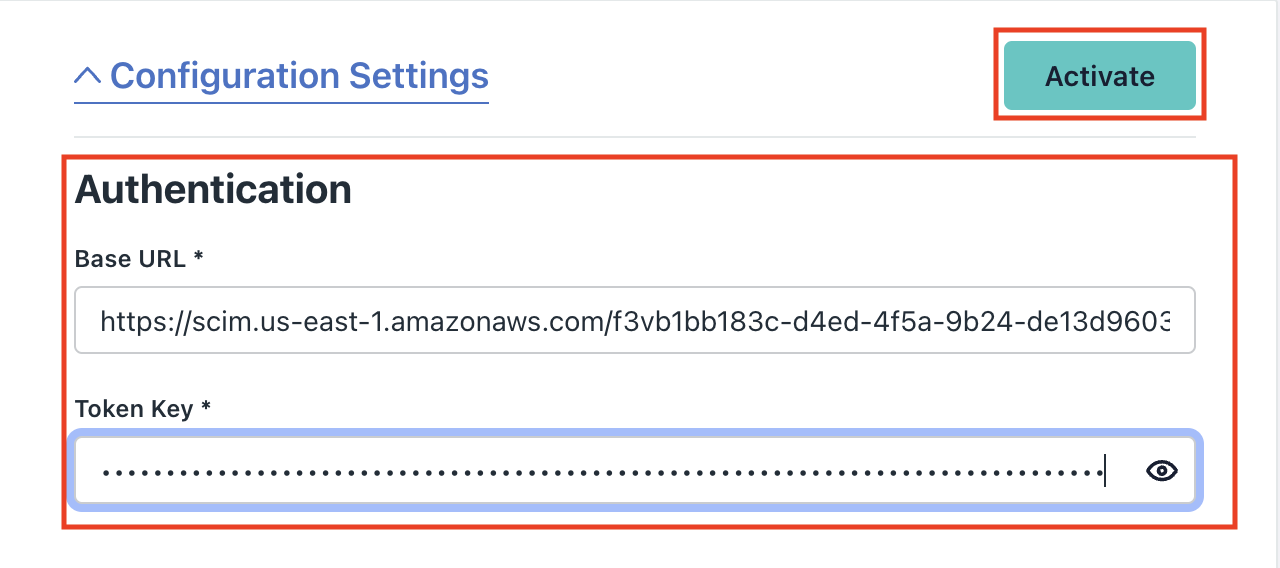 Activate identity management