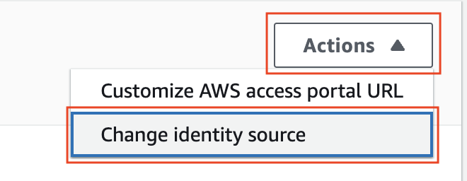 Change Identity Source