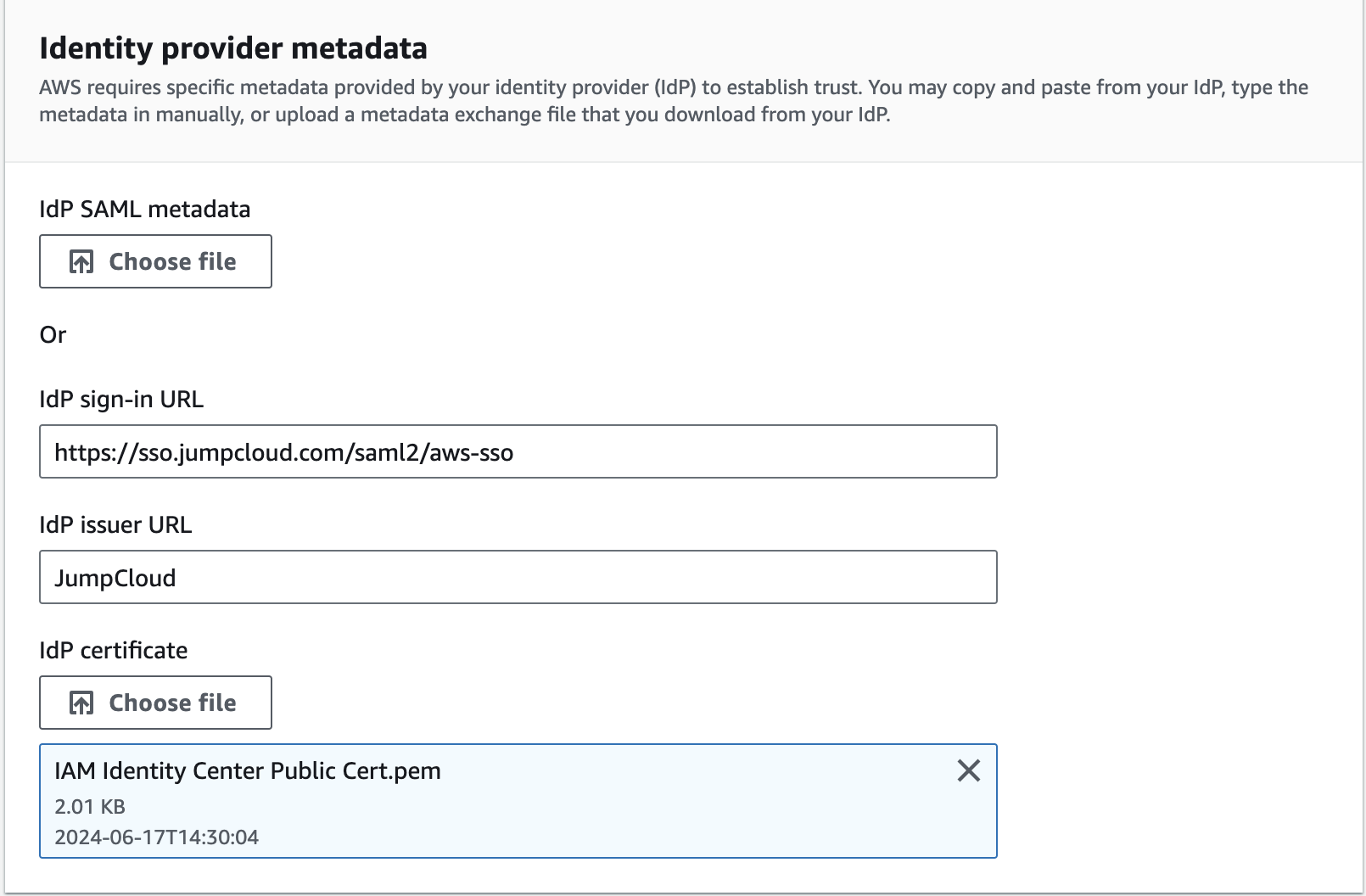 AWS Config Example