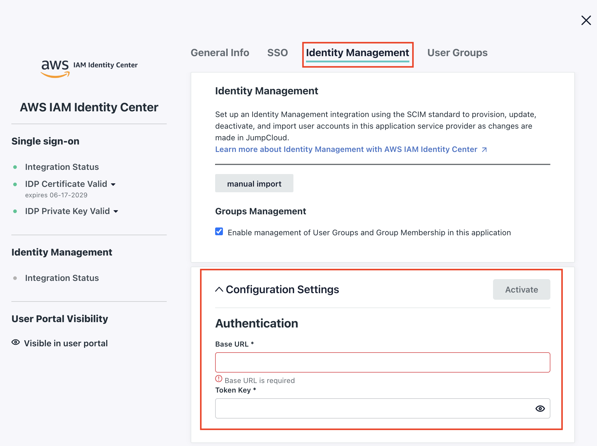 Enable Automatic Provisioning