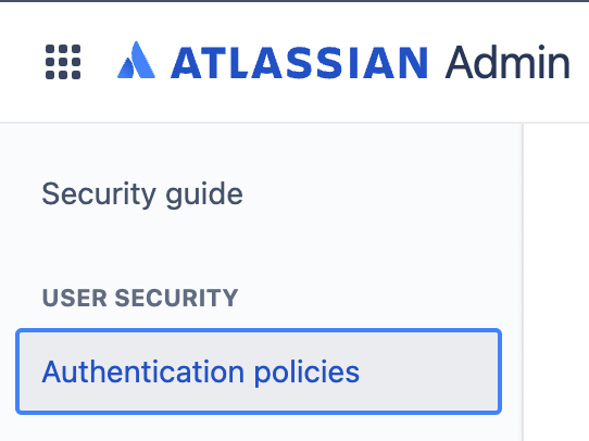 Authentication Policies