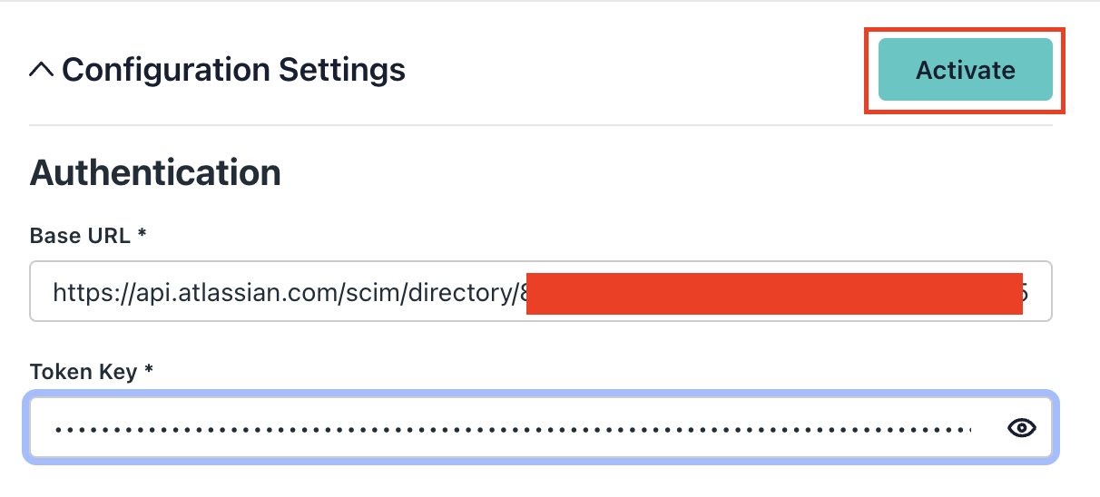 Activate identity management