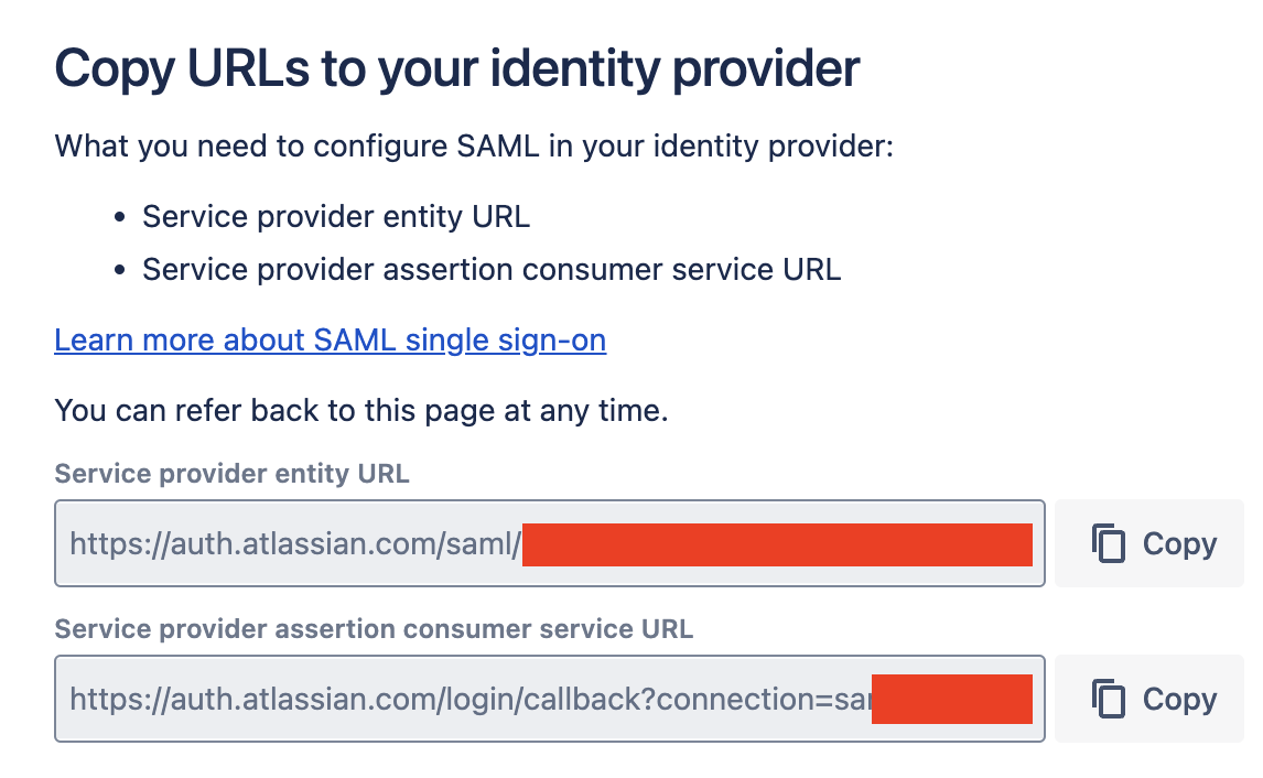 Atlassian SP Details