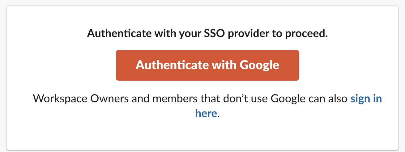 Auth to Google