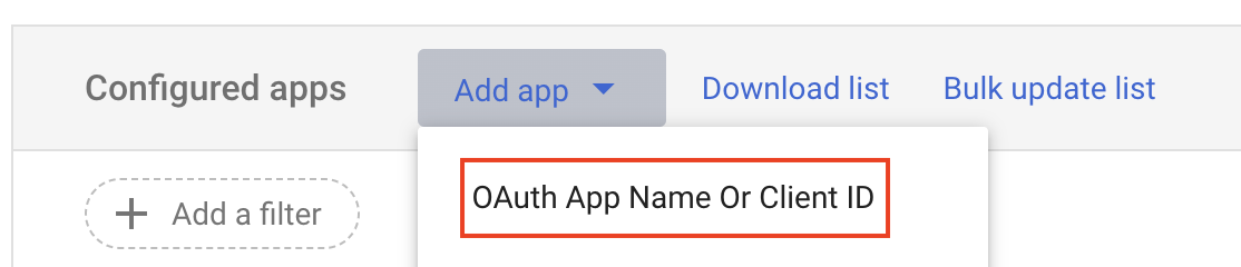 Add Oauth App