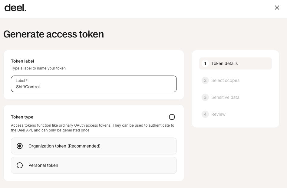 Name Deel Token