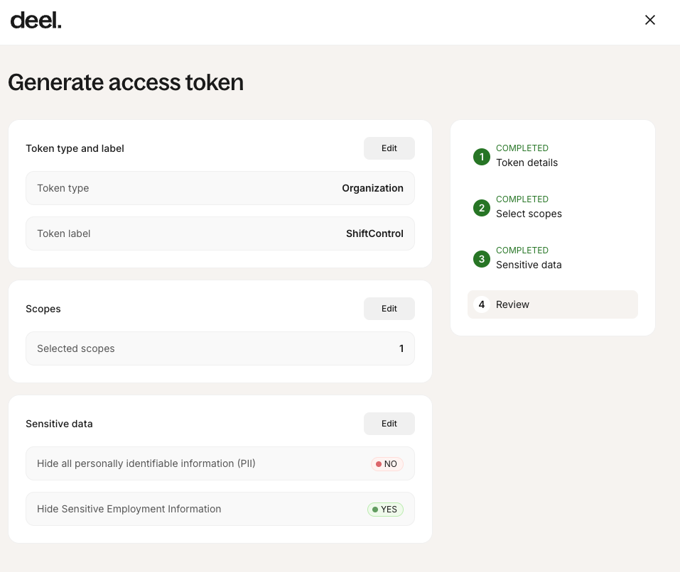 Finalize Deel Token