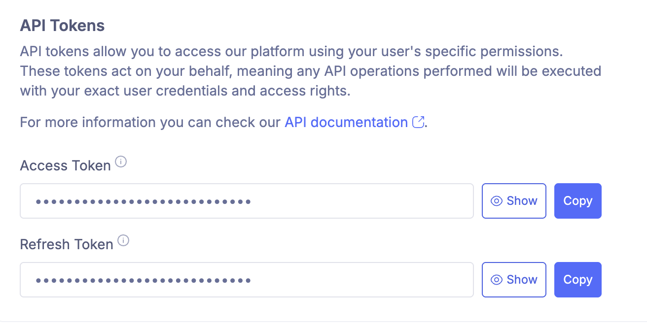 BambooHR Account Menu